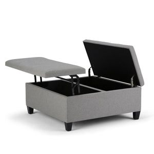 Ellis - Coffee Table Storage Ottoman Contemporary Design by Couch.com