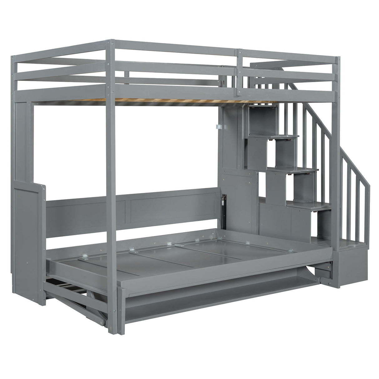 Murphy Bed With Smart Hydraulic System And Desk Design by Couch.com