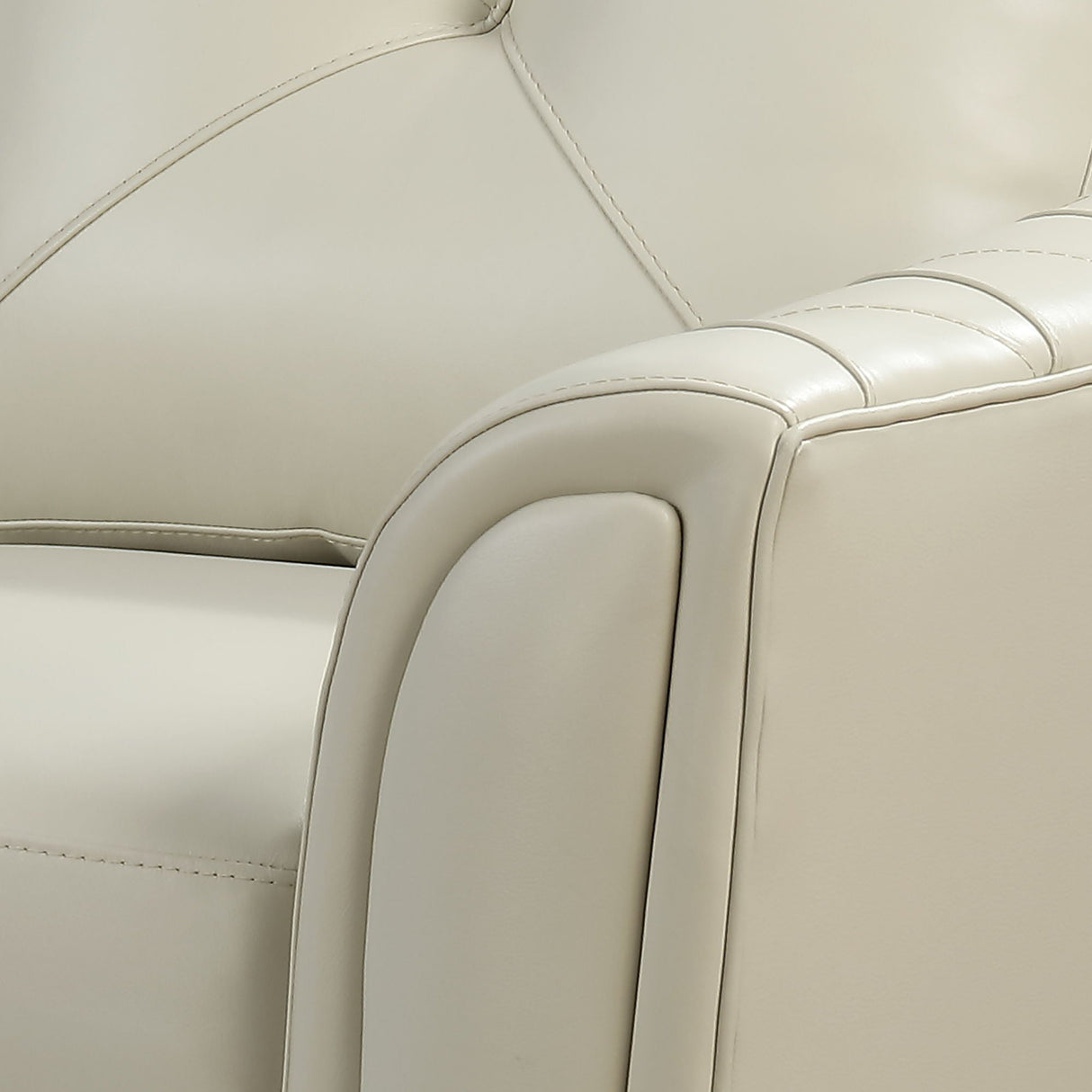 Modern Tufted Leather Sofa by Couch.com