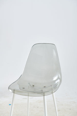 Dining Chair, Metal Leg, Plastic Seat (Set of 4) by Couch.com