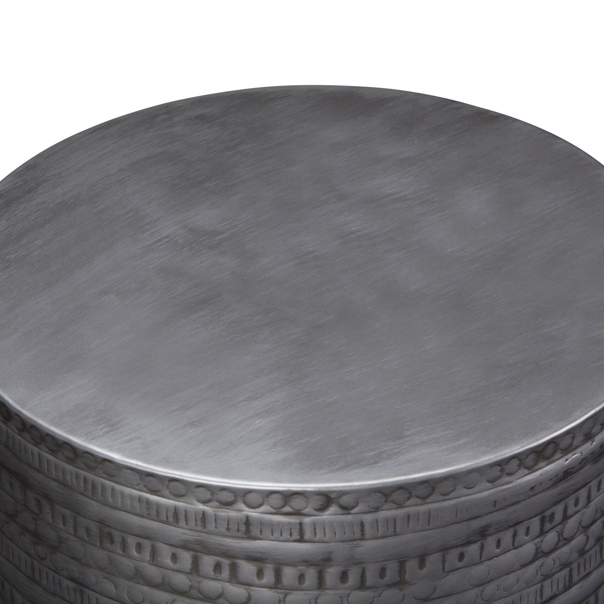 Johnsen - Handcrafted Large Metal Accent Table by Couch.com