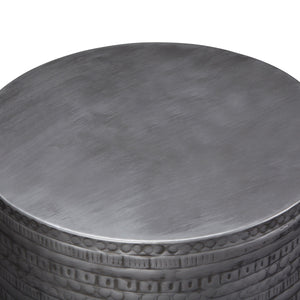 Johnsen - Handcrafted Large Metal Accent Table by Couch.com