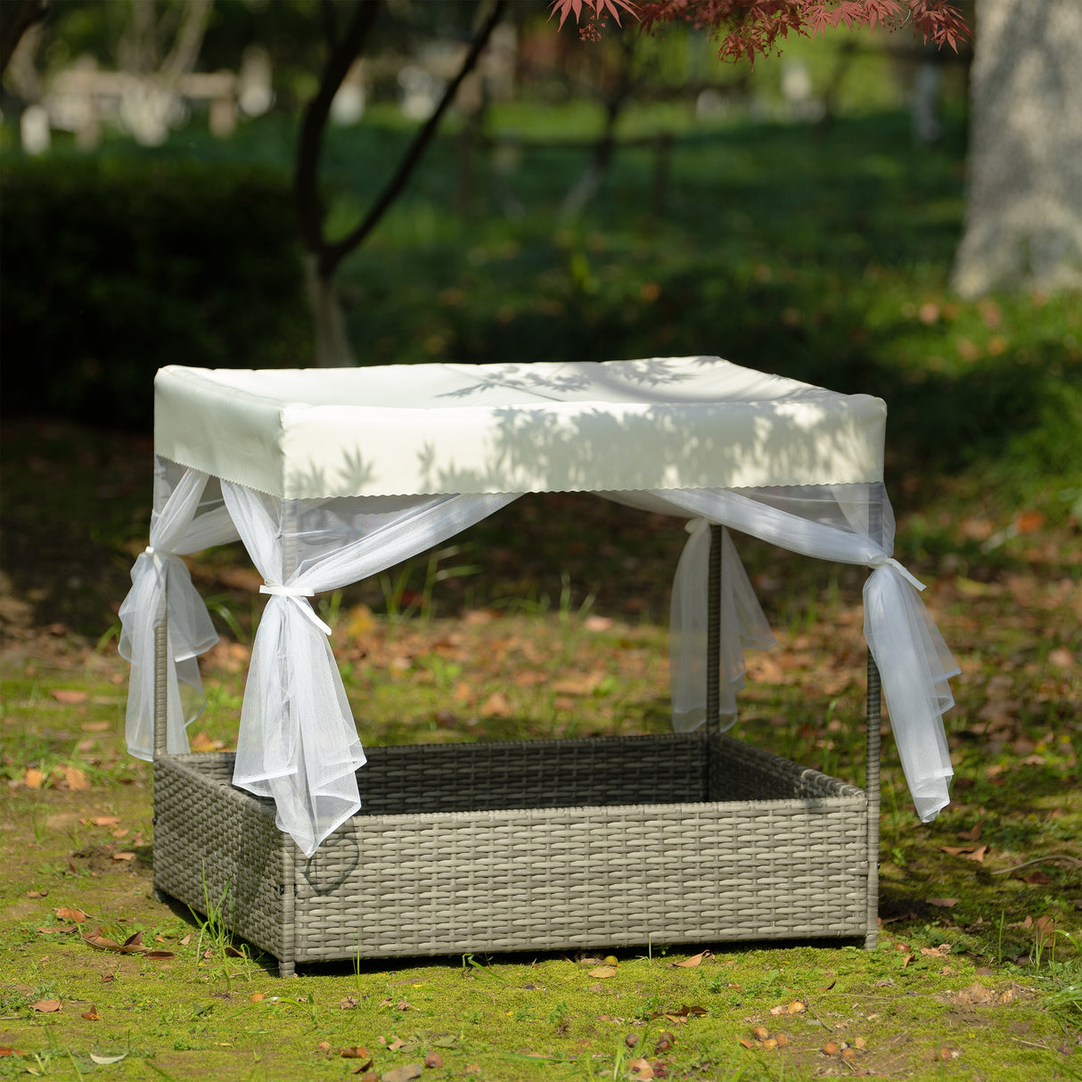 Dog Bed With Curtain