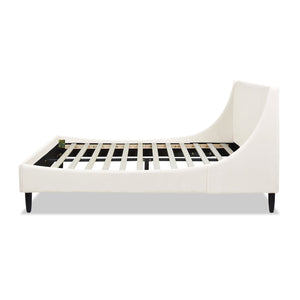 Aspen - Vertical Tufted Modern Headboard Platform Bed Set by Couch.com