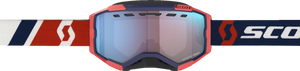 SCOTT Fury Snow Goggles - Red/Blue - Enhancer Blue Chrome 278605-1228347