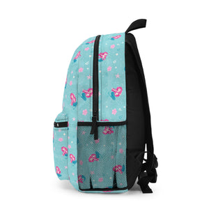 Kids Light Blue Mermaid Backpack