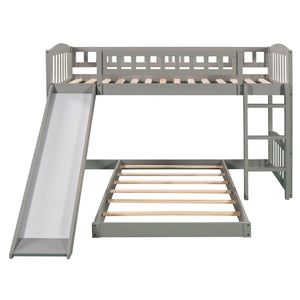 Functional Bunk Bed With Convertible Ladder And Slide by Couch.com