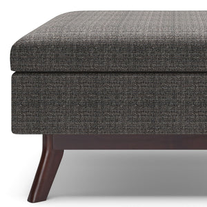 Owen - Upholstered Rectangular Storage Ottoman by Couch.com
