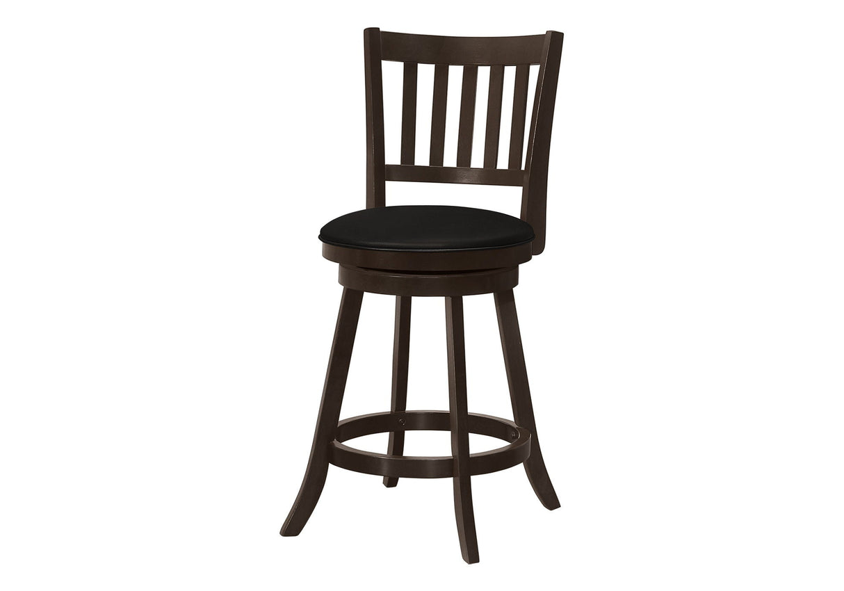Transitional Swivel Bar Stool Counter Height (Set of 2) by Couch.com