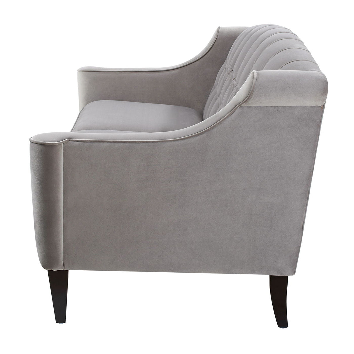 Ken - Upholstered Button Tufted Sofa - Opal Gray by Couch.com