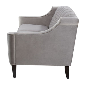 Ken - Upholstered Button Tufted Sofa - Opal Gray by Couch.com