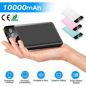 10,000mAh Portable Power Bank by DirectDeals