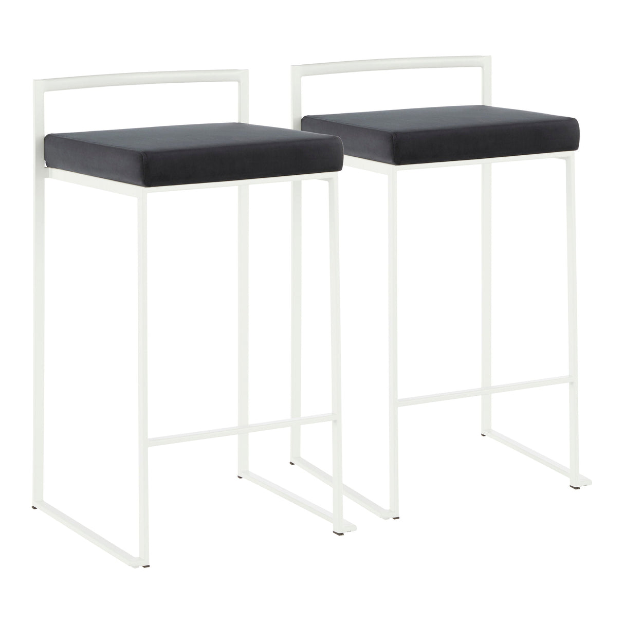 Fuji - Simple Elegance, Contemporary Stackable Counter Stool by Couch.com