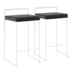 Fuji - Simple Elegance, Contemporary Stackable Counter Stool by Couch.com