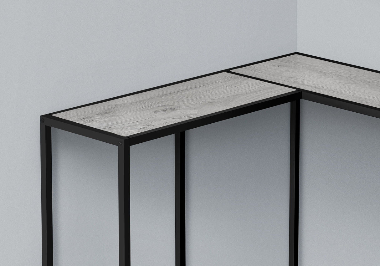 Corner Accent Console Table For Entryway, Unique L-Shaped Design by Couch.com