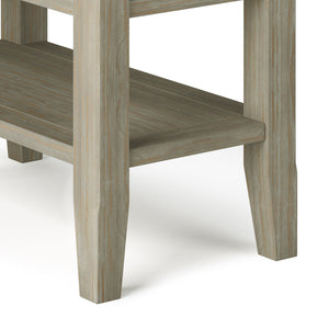 Acadian - Narrow Side Table, Handcrafted by Couch.com