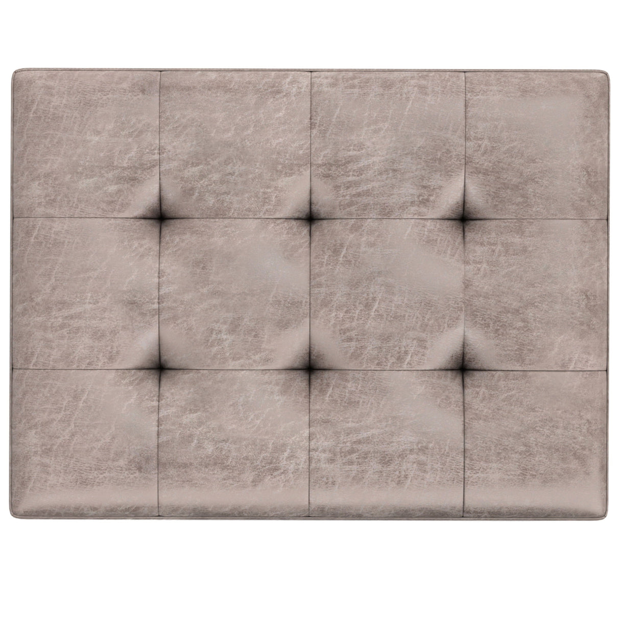 Shay - Large Square Coffee Table Storage Ottoman Mid-Century Style by Couch.com