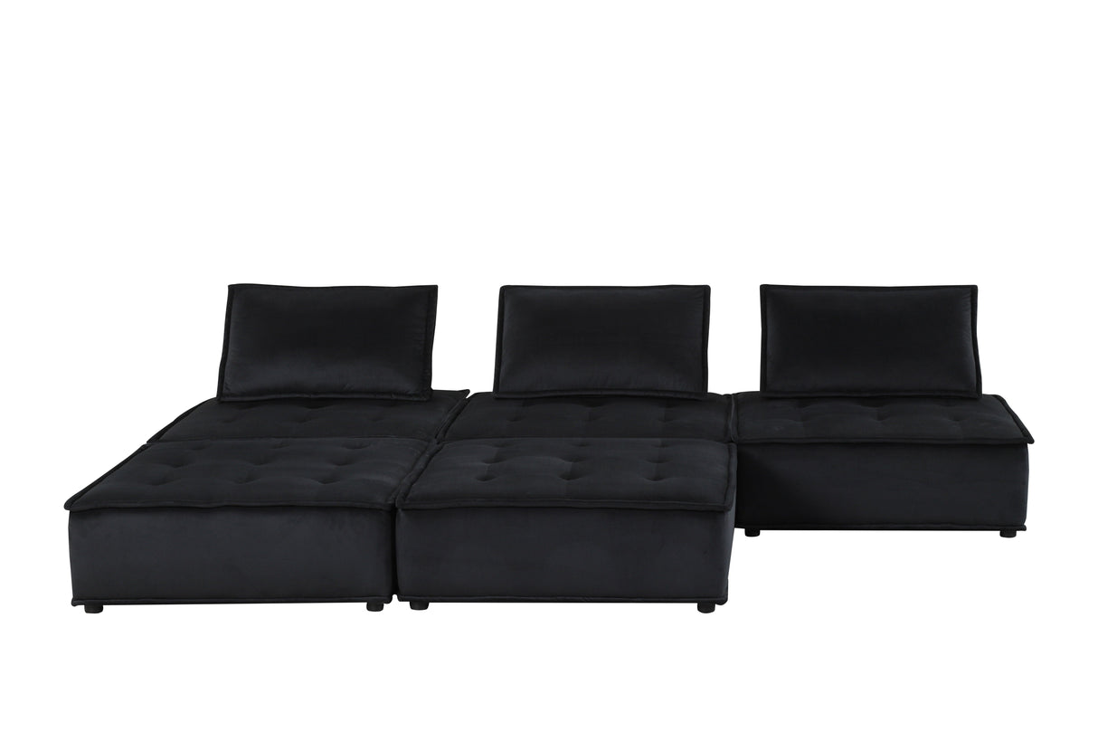 Anna - Stylish Sectional Sofa Ottoman by Couch.com