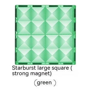 Color Window Asterism Magnetic Building Blocks Assembly