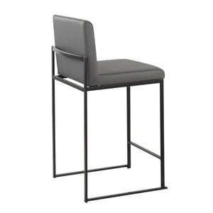 Fuji - Contemporary Modern Elegance, High Back Counter Stool by Couch.com