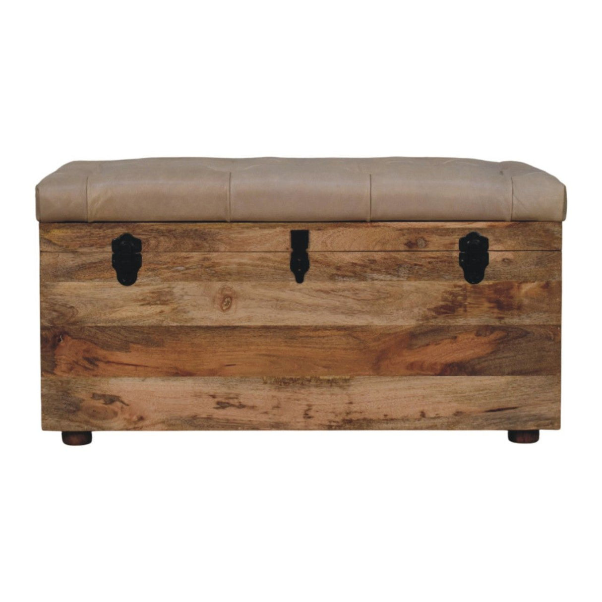 Buffalo - Artisan Furniture Leather Storage Trunk by Couch.com