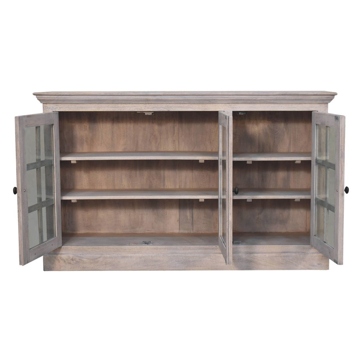 Triple Glazed Cabinet - Gray by Couch.com