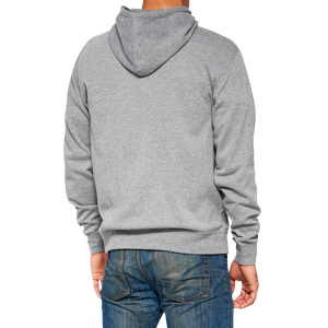 100% Icon Pullover Hoodie - Gray - XL 20029-00018