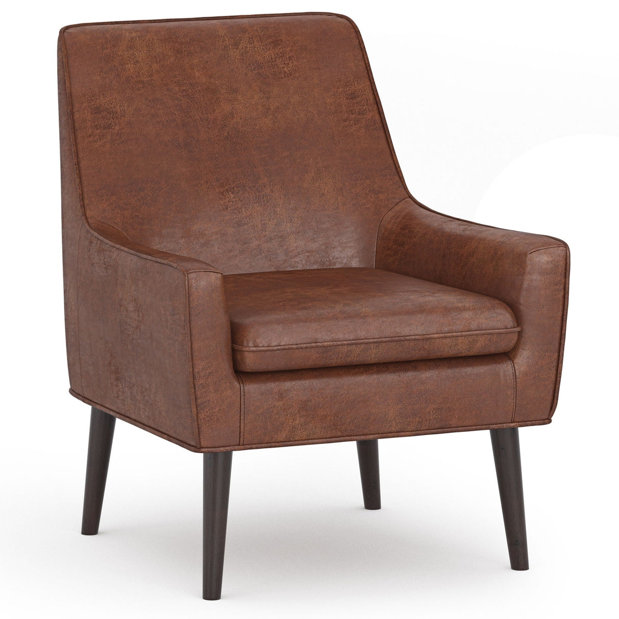 Robson - Accent Chair - Distressed Saddle Brown by Couch.com