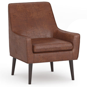 Robson - Accent Chair - Distressed Saddle Brown by Couch.com