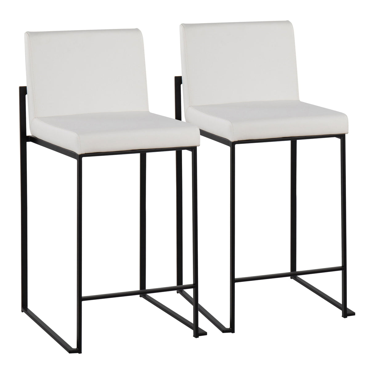Fuji - Contemporary Modern Elegance, High Back Counter Stool by Couch.com