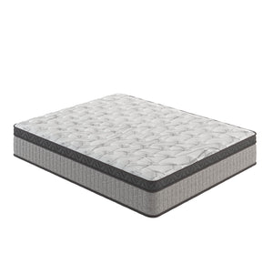 10" Diamond Innerspring Hybrid And Cooling Gel Memory Foam Mattress, High Quality, Pressure Relief, And Motion Isolation by Couch.com