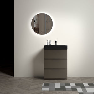 Alice - Bathroom Vanity With Sink, Large Storage Freestanding Bathroom Vanity For Modern Bathroom, One-Piece Sink Basin Without Drain And Faucet by Couch.com