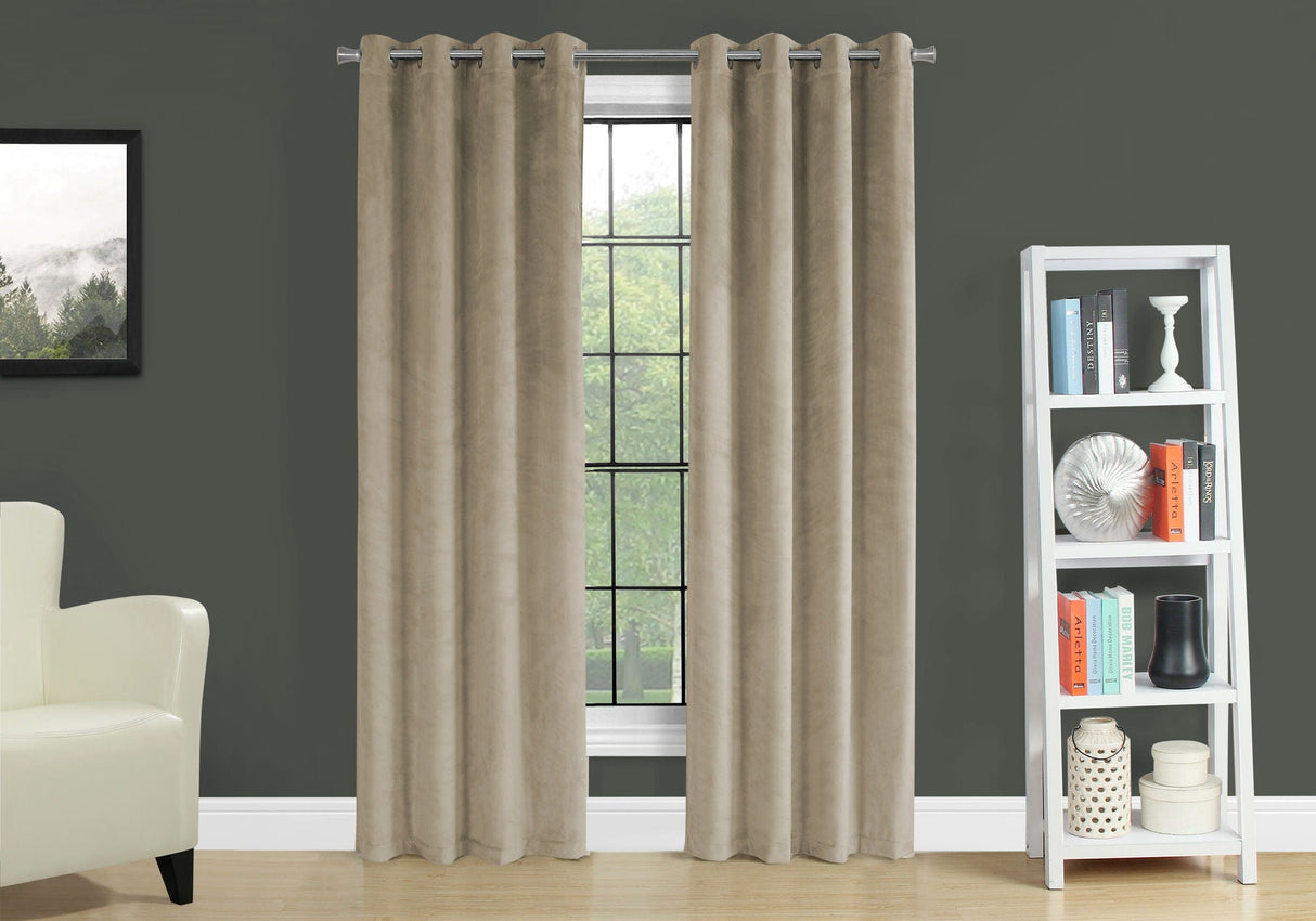 2 Pieces Set, Curtain Panel, Room Darkening, Grommet by Couch.com