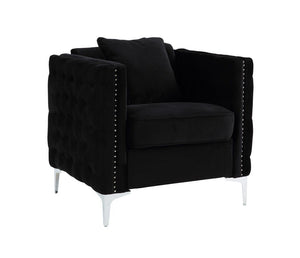 Bayberry - Velvet Chair With 1 Pillow by Couch.com