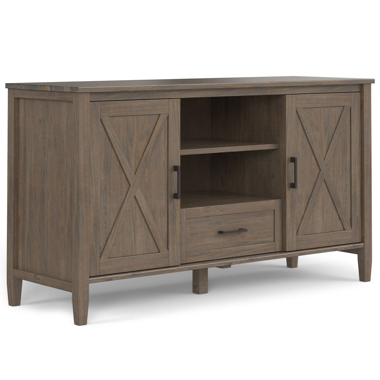Ela - Medium TV Stand - Smoky Brown by Couch.com