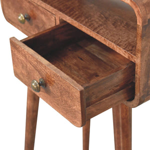 Solid Wood Curved Console Table by Couch.com