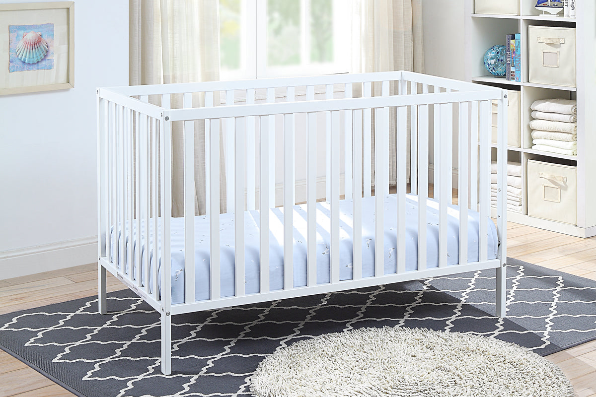 Palmer 3-in-1 Convertible Island Crib, White