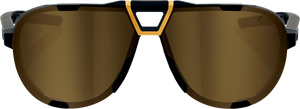 100% Westcraft Sunglasses - Soft Tact Black - Soft Gold Mirror 61046-258-01