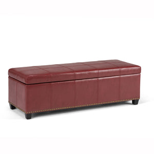 Kingsley - Upholstered Large Storage Ottoman by Couch.com