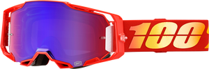 100% Armega Goggles - Nuketown - Red/Blue Mirror 50005-00020
