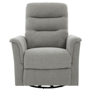 Manual Recliner Chair With 8-Point Massage and Swivel Function