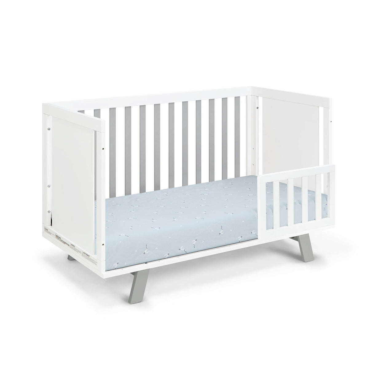 Livia - 3-in-1 Convertible Island Crib - White Frame by Couch.com