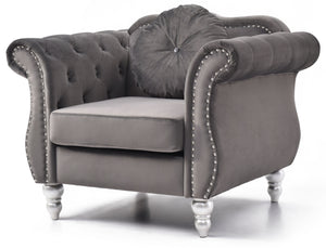 Chic Transitional Flared Arm Chair by Couch.com