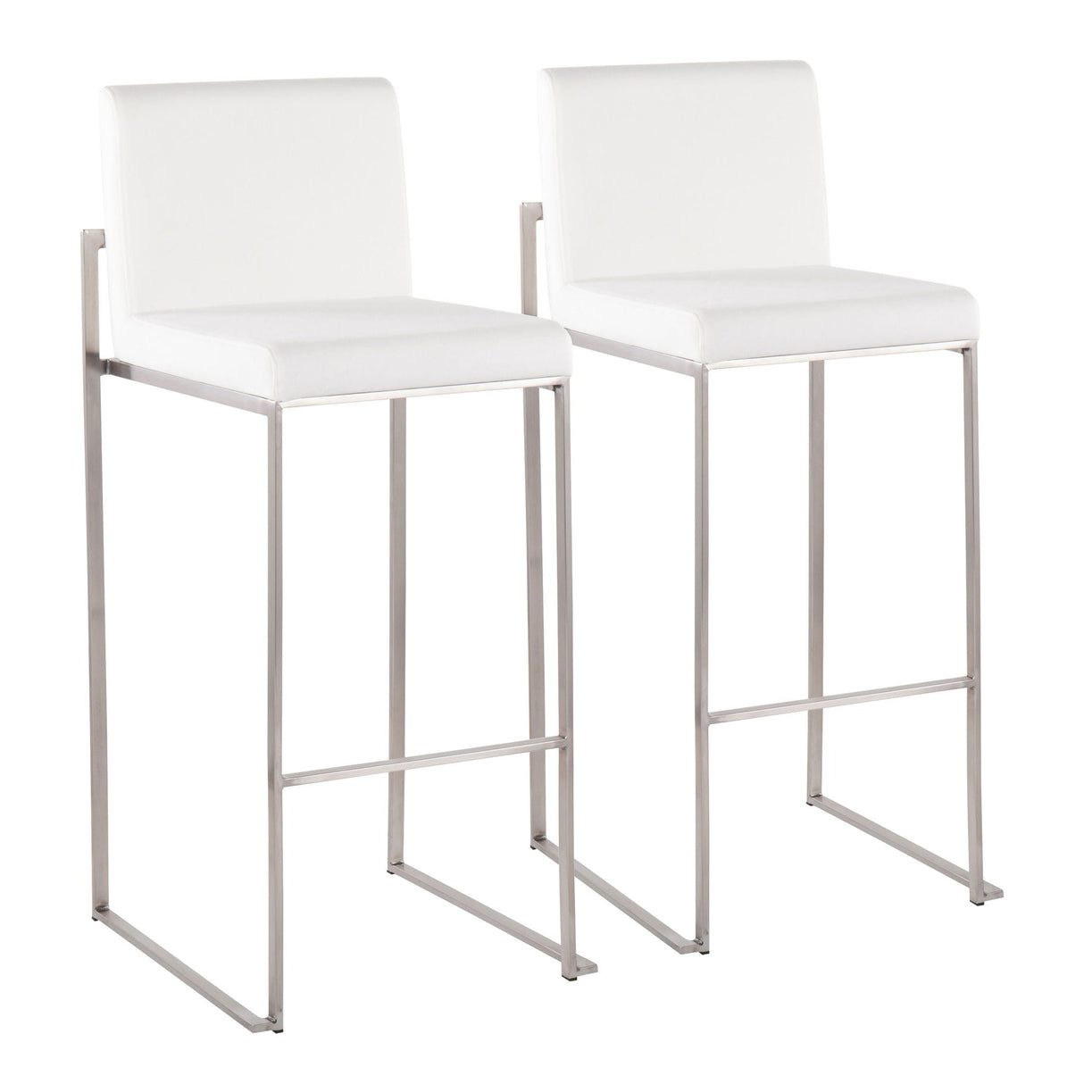 Fuji - Contemporary And Modern Elegance High Back Barstool by Couch.com