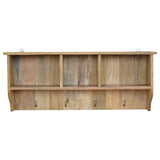 Floating Coat Rack With 3 Shelves - Beige by Couch.com