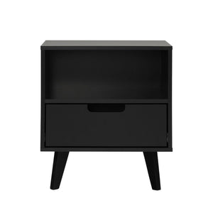 Modern 1 Drawer Nightstand With Open Cubby by Couch.com