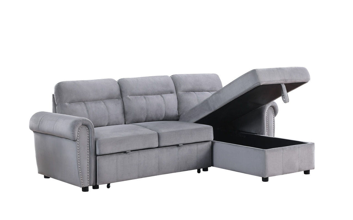 Ashton - Reversible Sleeper Sectional Sofa Chaise by Couch.com