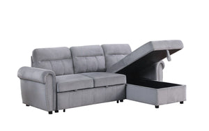 Ashton - Reversible Sleeper Sectional Sofa Chaise by Couch.com