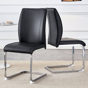 Luxury Simple Arch High Resilience Dining Chair With Arched Leg by Couch.com