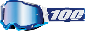 100% Racecraft 2 Goggles - Blue - Blue Mirror 50010-00002